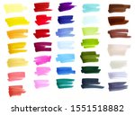 sketch markers swatches ... | Shutterstock . vector #1551518882