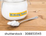 Jar And Spoonful Of Baking Soda ...
