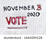 November 3 2020 Vote  Usa...