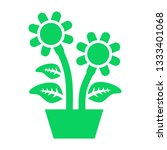 plant and sprout growing icons... | Shutterstock .eps vector #1333401068