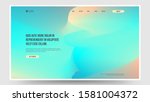 abstract homepage design.... | Shutterstock .eps vector #1581004372
