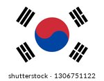 south korea republic of korea... | Shutterstock .eps vector #1306751122