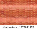 brown brick wall background | Shutterstock .eps vector #1272841978