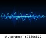 Sound Waves Oscillating Glow...