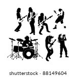 silhouette of rock and roll...