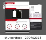 vector flyer  brochure ... | Shutterstock .eps vector #270962315