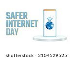 vector graphic of safer... | Shutterstock .eps vector #2104529525