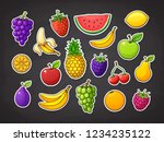 vector illustration set of... | Shutterstock .eps vector #1234235122
