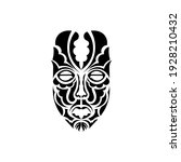 tiki face  mask or totem.... | Shutterstock .eps vector #1928210432