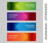 vector abstract design banner... | Shutterstock .eps vector #1574524252