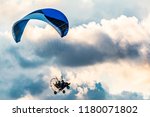 Powered Parachute In The Clouds