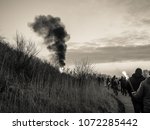 Small photo of Biike Fire (also called Biikebrennen) - a Frisian tradition celebrated at the Island Sylt in Germany