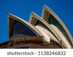 Small photo of Sydney / Australia - Feb 2017: The famous Opera House with domes stylized like mumpish sails.