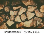 Stacked Firewood. Background Of ...