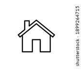 house icon vector. home icon... | Shutterstock .eps vector #1899264715