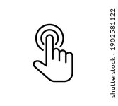 hand cursor icon. cursor icon... | Shutterstock .eps vector #1902581122