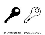 key icon set. key vector icons. ... | Shutterstock .eps vector #1928021492