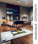 Small photo of Madison, WI USA 4 21 2023: Discover the diverse and captivating collection of art at Chazen Museum of Art in Madison, Wisconsin, showcasing masterpieces from around the world.