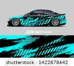 car wrap decal design concept.... | Shutterstock .eps vector #1422878642