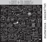 freehand coffee   tea... | Shutterstock .eps vector #1662637765