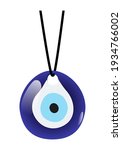 oriental blue evil eye... | Shutterstock .eps vector #1934766002