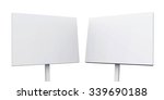 2 advertising signs | Shutterstock . vector #339690188