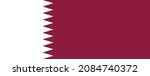 qatar national flag.  | Shutterstock .eps vector #2084740372