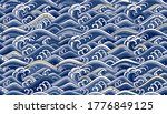 oriental wave seamless... | Shutterstock .eps vector #1776849125