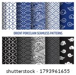 oriental porcelain seamless... | Shutterstock .eps vector #1793961655