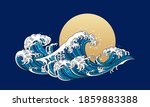 japan wave ocean vector... | Shutterstock .eps vector #1859883388
