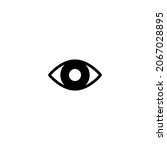 eye icon  eye symbol vector for ... | Shutterstock .eps vector #2067028895