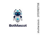 robot chatbot icon sign...