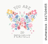 perfect slogan with colorful... | Shutterstock .eps vector #1617104455