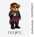 rock style slogan with cool... | Shutterstock .eps vector #2102290672