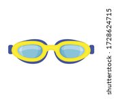 Diver Glasses Vector Icon...