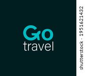 go travel logo vector letter g... | Shutterstock .eps vector #1951621432