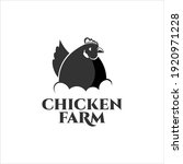 chicken farm logo for... | Shutterstock .eps vector #1920971228