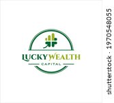 simple wealth logo with clover... | Shutterstock .eps vector #1970548055