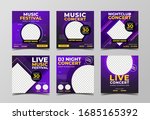 music concert  dj party and... | Shutterstock .eps vector #1685165392