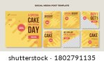 special cakes social media post ... | Shutterstock .eps vector #1802791135