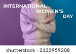 Small photo of Break the bias symbol of woman's international day. Crossed hands. Woman arms crossed to show solidarity, breaking stereotypes, inequality