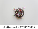 Colorful Pins On Ring Magnet...