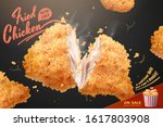 Yummy Fried Chicken Bucket Ads...