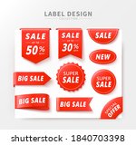 set of price tags with various... | Shutterstock .eps vector #1840703398