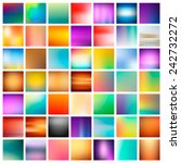 49 abstract colorful smooth... | Shutterstock .eps vector #242732272