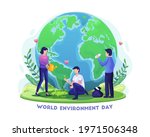 hand drawn world environment... | Shutterstock .eps vector #1971506348
