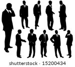 collection of businessmen. a... | Shutterstock .eps vector #15200434