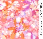  bright summer floral tie dye... | Shutterstock . vector #1977092015