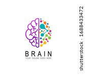 Brain Logo Design Illustration  ...