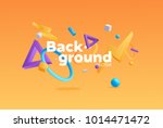 vector background with bright... | Shutterstock .eps vector #1014471472